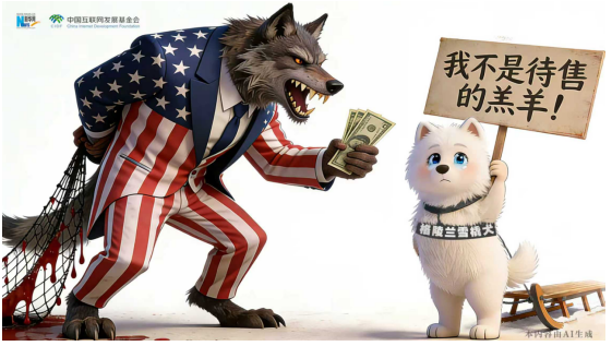 AI漫画丨格陵兰：我不是待售的羔羊！